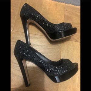 Miu Miu platform glitter pumps size 39